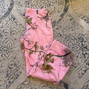 Realtree Pink Camouflage Pajama Pants